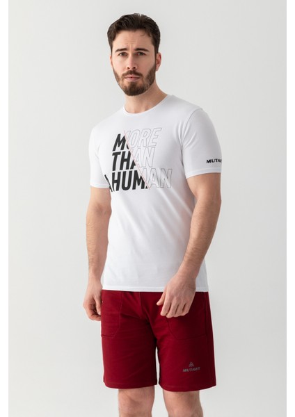Motto - Baskılı Erkek Slim Fit T-shirt fırsatları