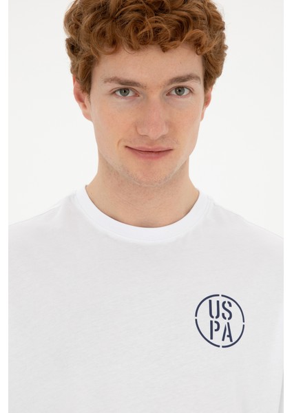 U.S. Polo Assn. 50289283-VR013 Erkek Beyaz T-Shirt