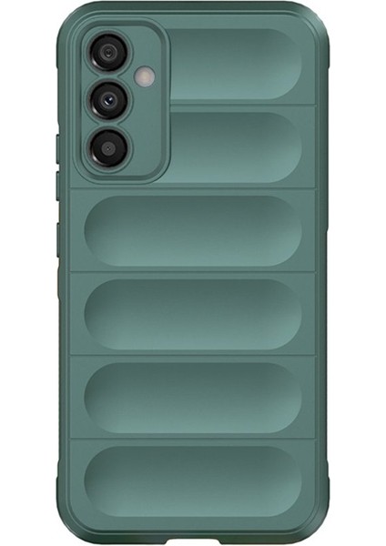 Samsung Galaxy A05S Kılıf Etnik Optimum Mat Kamera Korumalı Silikon Yeşil