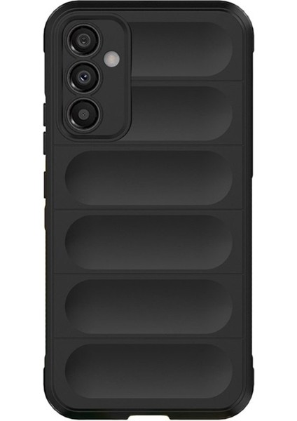 Samsung Galaxy A05S Kılıf Etnik Optimum Mat Kamera Korumalı Silikon Siyah