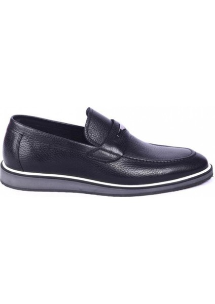 493-XL Erkek Hakiki Deri Eva Taban Loafer Ayakkabı