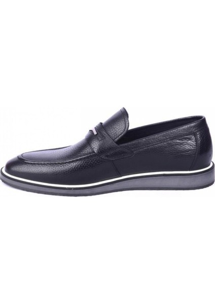493-XL Erkek Hakiki Deri Eva Taban Loafer Ayakkabı