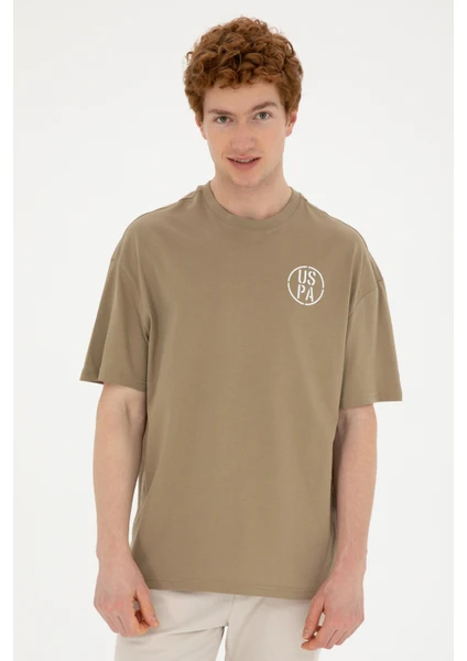 U.S. Polo Assn. Erkek Haki T-Shirt 50289283-VR027