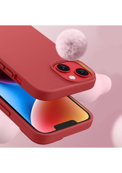 iPhone 15 Kılıf Kamera Lensli Lansman Silikon Kapak