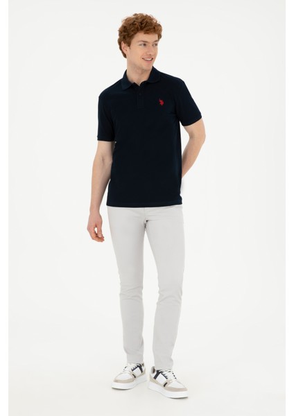 U.S. Polo Assn. Erkek Koyu Lacivert Tişört Basic 50279573-VR100