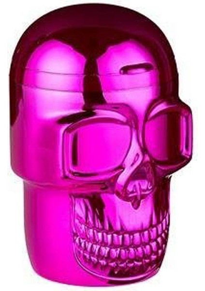 Pop Skull LED Işıklı Araç Araba Küllüğü Pembe 9cm