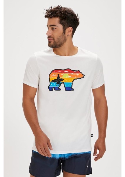 Gleen T-Shırt Off-Whıte Erkek Tişört Beyaz S-Xxl fiyatları