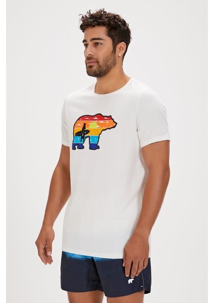 Gleen T-Shırt Off-Whıte Erkek Tişört Beyaz S-Xxl modelleri