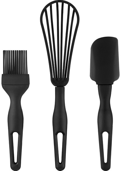 Cherry 3'lü Spatula ve Çırpıcı Set