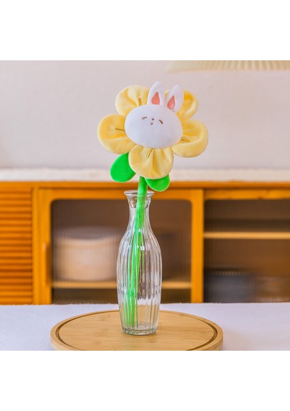 Çiçek Knock Stick Peluş Oyuncak Ekmek Tavşan Çiçek Buketi Bebek (Yurt Dışından)