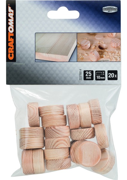 Pivot Dübel 25X10 mm (20 Adet)