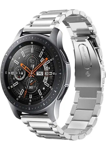 Huawei Watch 3 / 3 Pro Gt Gt2 GT2E Gt2 Gt3 Pro 46MM Metal Kordon Klipsli Paslanmaz