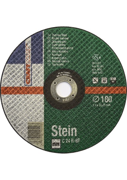 Kesici Disk 180 mm Taş Yeşil