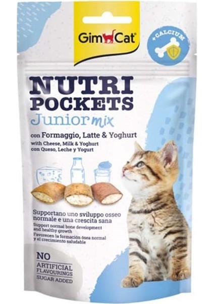 Nutripockets Junior Mix Karışık Yavru Kedi Ödülü 60GR