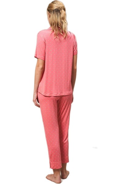 Kadın Pembe Pijama Takımı 25163