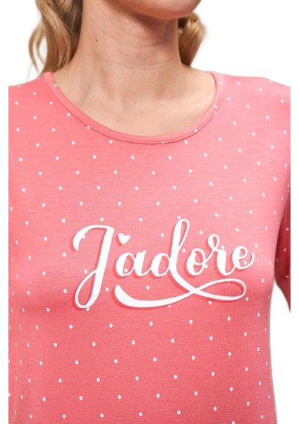 Kadın Pembe Pijama Takımı 25165