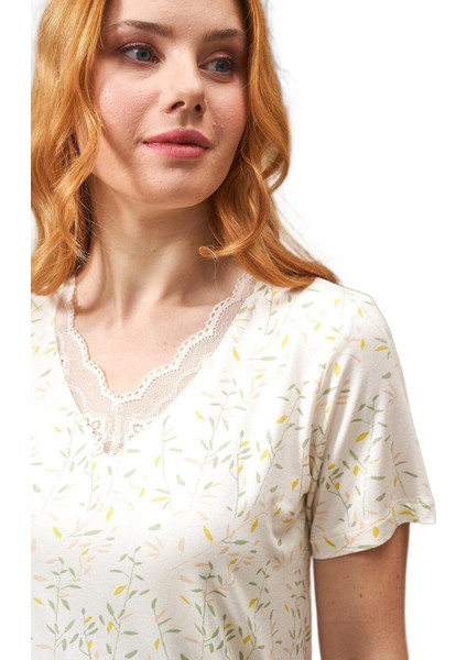 Kadın Yeşil Pijama Takımı 25106