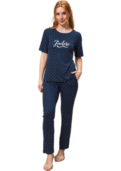 Kadın Lacivert Pijama Takımı 25165