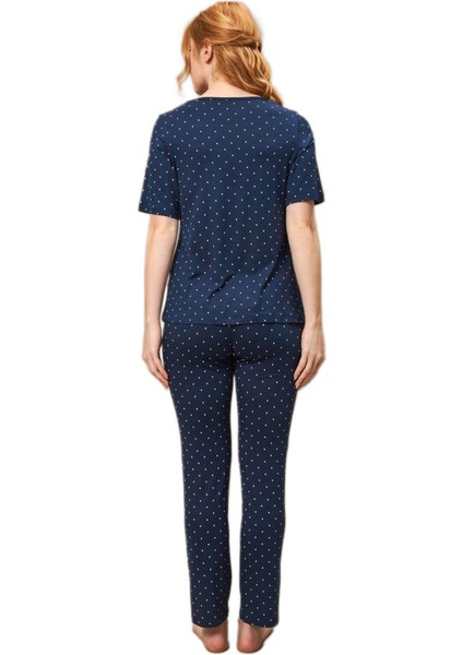 Kadın Lacivert Pijama Takımı 25165