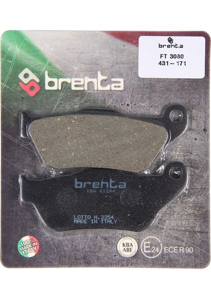 Brenta Yamaha Yp 250 X-Max Disk Fren Ön Balata (2005-2009)