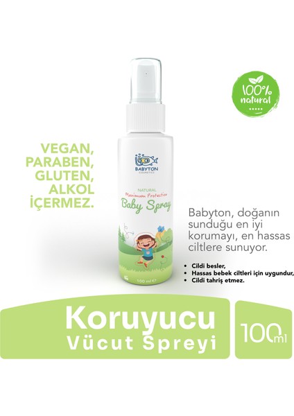 Organik ve Doğal Vücut Koruyucu Sprey