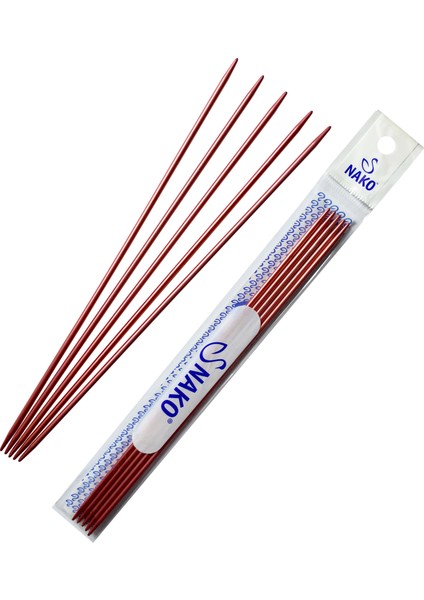 Çorap Şişi 3,5mm 20CM Kırmızı Renk