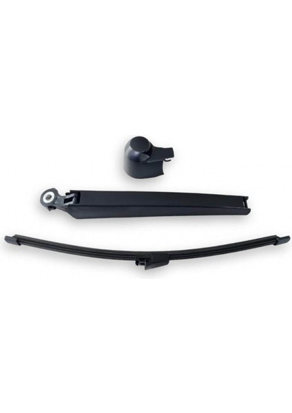 Vw Golf Plus 2005-2009 Uyumlu Arka Cam Silecek Kolu Kapak Takımı 6Q6955707C Siyah Lts