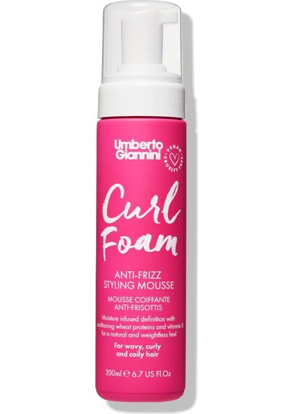 Curl Foam Anti Frizz Kabarma Karşıtı Şekillendirme Köpüğü 200 ml