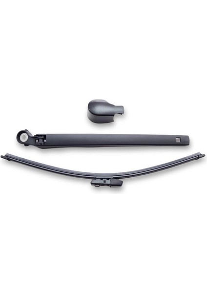 Seat Ibiza 2009-2012 Uyumlu Arka Cam Silecek Kolu Takımı 5P0955707B Siyah Lts