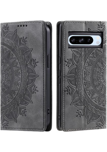 Google Piksel 8 Pro Pu Deri Yan Toka Ekleme Tam Telefon Kılıfı (Yurt Dışından)