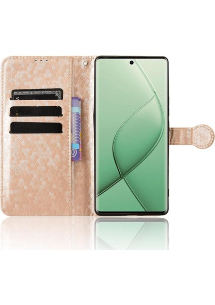 Tecno Spark 20 Pro Artı 4g Geometrik Desen Deri Telefon Kılıfı (Yurt Dışından)