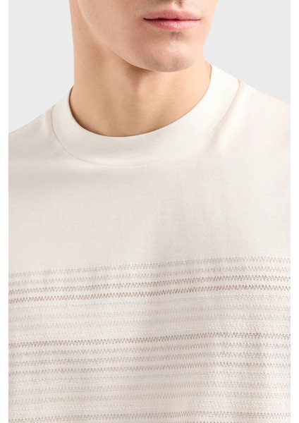 Pamuklu Oversize Fit T Shirt Erkek T Shirt 3D1TA3 1juvz 0128 modelleri