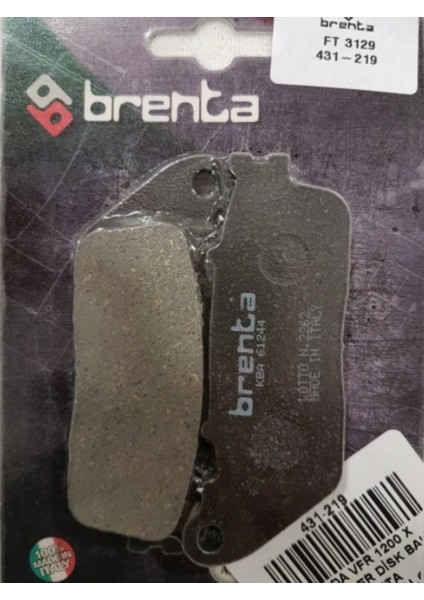 Honda Vfr 1200 F Arka Disk Balata Brenta