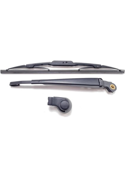 Vw Golf 4 1998-2004 Uyumlu Arka Silecek Takımı Kolu Kapağı 35CM 1J6955707A Siyah Lts
