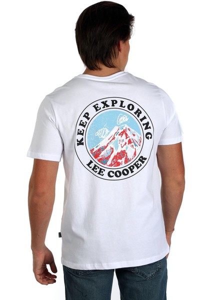 Grapes Erkek O Yaka T-Shirt Beyaz