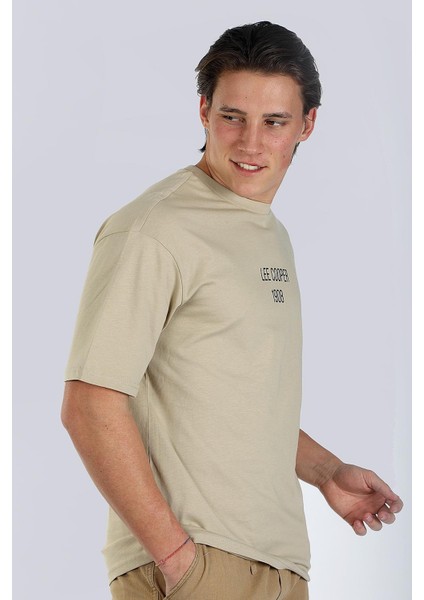 Nigel Erkek O Yaka T-Shirt Bej fiyatları