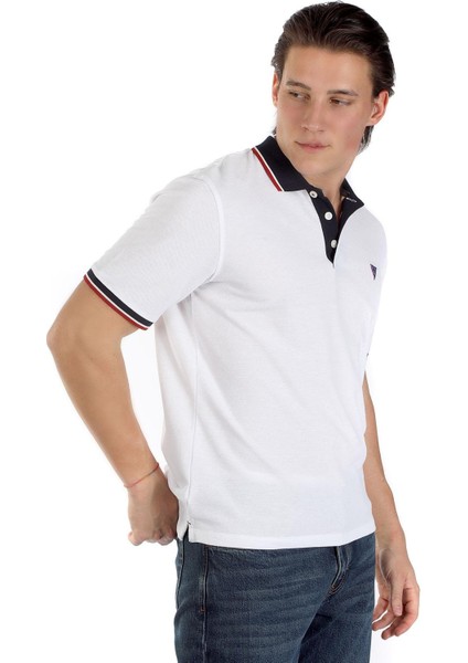 Jasec Erkek Pike Polo Yaka T-Shirt Beyaz fiyatları