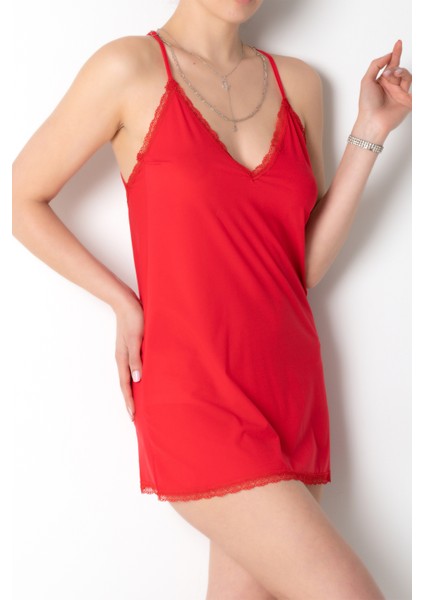 Eudora Biye Detaylı Sırt Dekolteli Fantezi Gecelik fırsatları