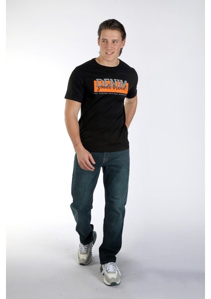 Grant Erkek O Yaka T-Shirt Siyah
