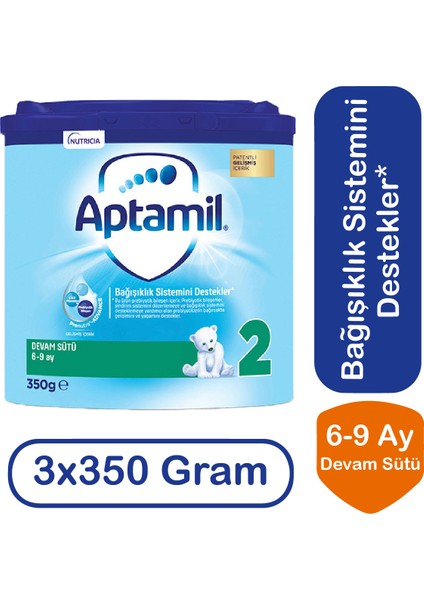 Devam Sütü 2 Numara 350 gr 3 Lü Paket