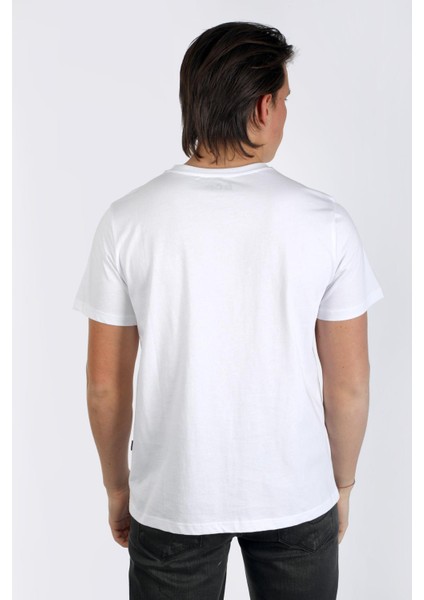 Desav Erkek O Yaka T-Shirt Beyaz modelleri
