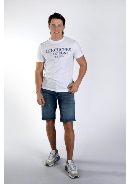 Cador Erkek O Yaka T-Shirt Beyaz