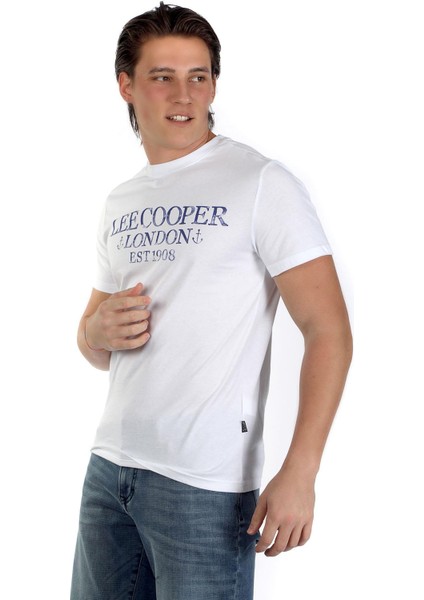 Cador Erkek O Yaka T-Shirt Beyaz