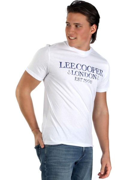 Cador Erkek O Yaka T-Shirt Beyaz