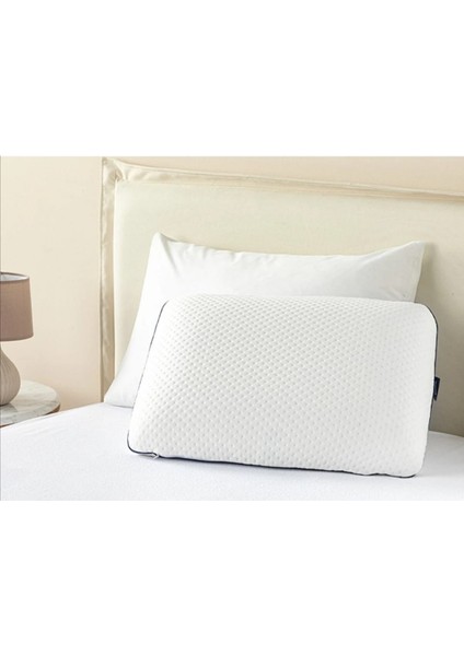 Tombul Ortapedik Visco Yastık Yüksek Sert Yastık Boyun Fittiği Için Vısco Yastık Neck Hernia Pillow Lateks Yastık Rahat Uyku Yastığı