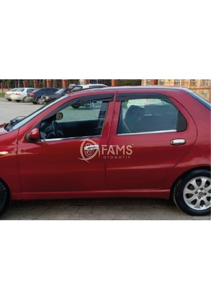 Fiat Albea Krom Cam Çıtası 4 Parça 2002> Paslanmaz Çelik fırsatları