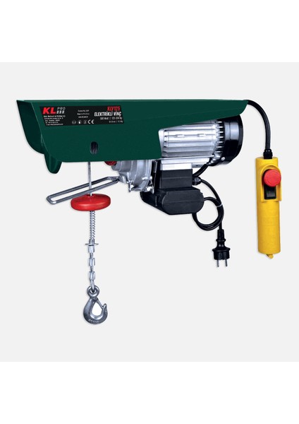 KLV125 500WATT 125/250 kg Elektrikli Vinç