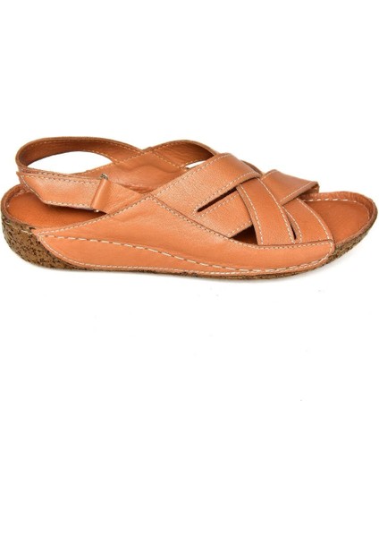 P555012303 Taba Hakiki Deri Comfort Ortopedik Taban Kadın Sandalet fırsatları