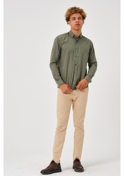 Alexis Uzun Kol Keten Gömlek modelleri