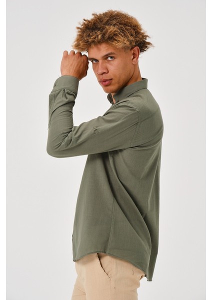 Alexis Uzun Kol Keten Gömlek fırsatları